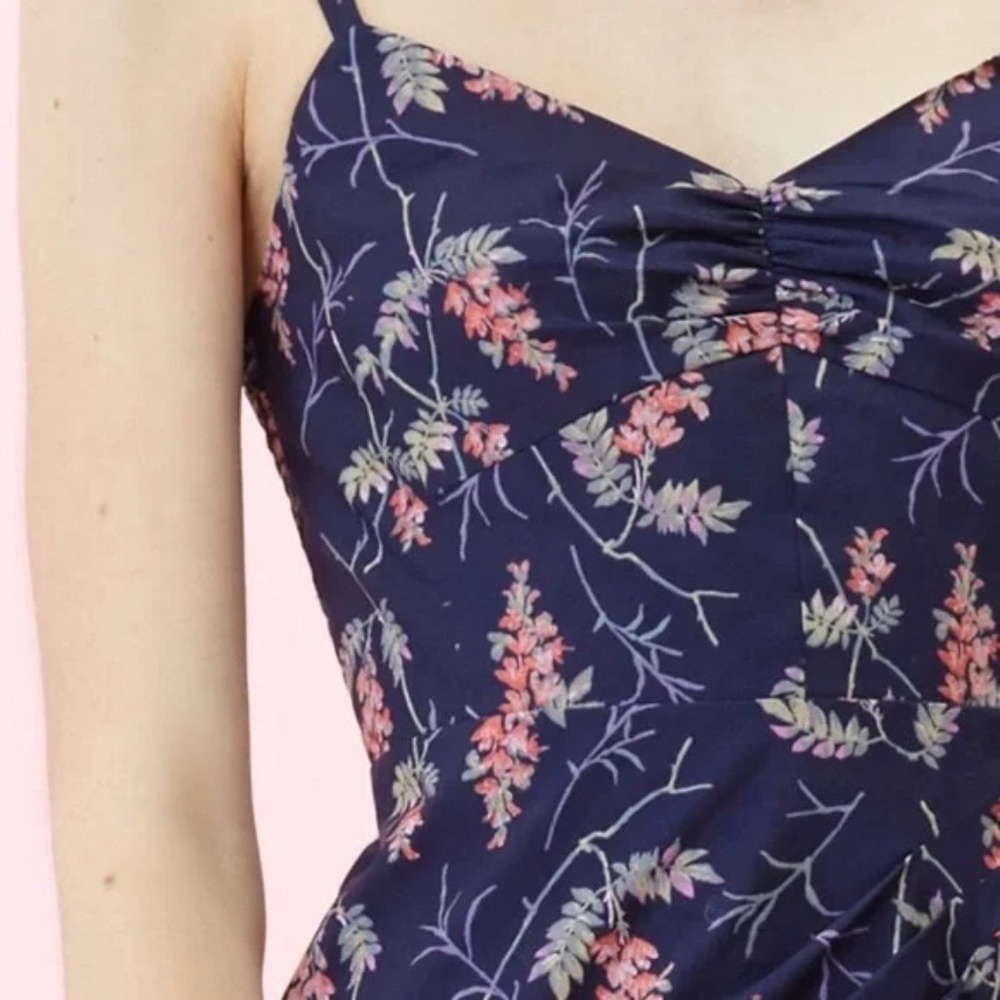 Rebecca Taylor Print Wrap Dress - Picture 4 of 5